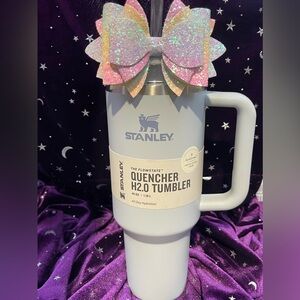 Stanley Quencher H2.0 Hearth & Hand Magnolia Target Limited Tumbler Silver Foil
